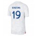 Günstige Frankreich Karim Benzema #19 Auswärts Fussballtrikot WM 2022 Kurzarm